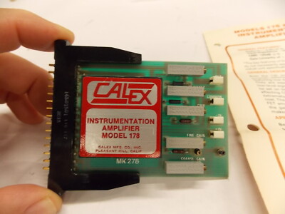 New Calex MK278 Instrumentation Amplifier  G2