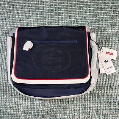 Supreme x Lacoste Messanger Bag 2019 Navy Blue NEW 100% Authentic 