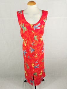 orange dress size 20