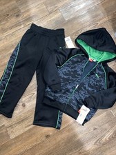NWT Boys Puma Hoodie and Pants Set Black Camo Size 4