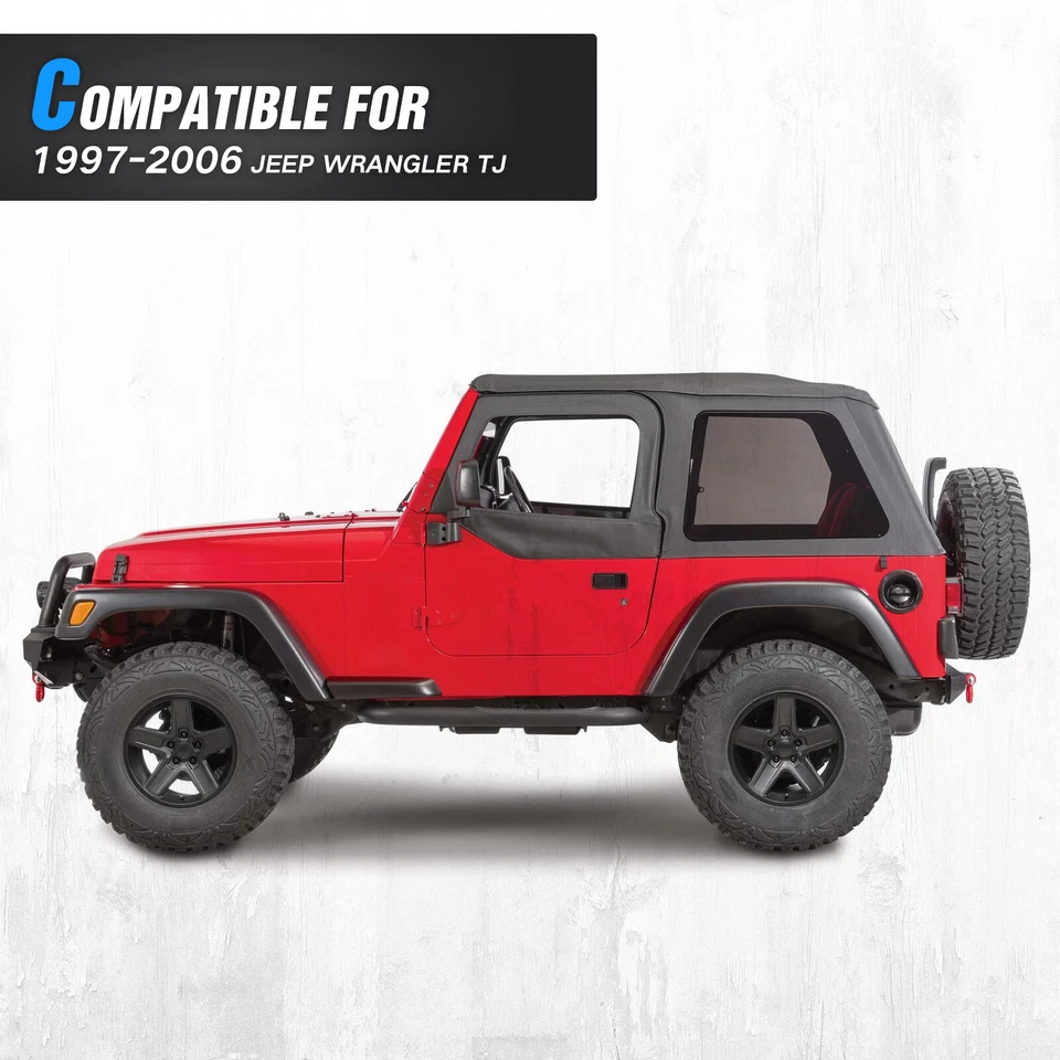 2PCS Front Fender Flat Flares Kit For 1997-2006 Jeep Wrangler TJ & 2004-2006 LJ - Image 2 of 4