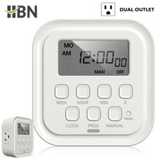 HBN 7 Day 8 On/Off Programs Heavy Duty Digita...