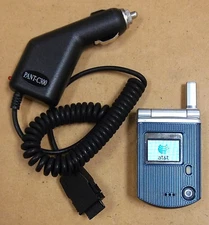 Pantech PG-C3B / C3 - Blue and Silver ( AT&T ) Very Rare Flip Phone - Bundled