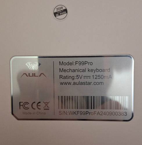 Aula F99 Pro Wireless Mechanical Keyboard White Gray Backlight Backlit F99PRO - Afbeelding 10 van 20