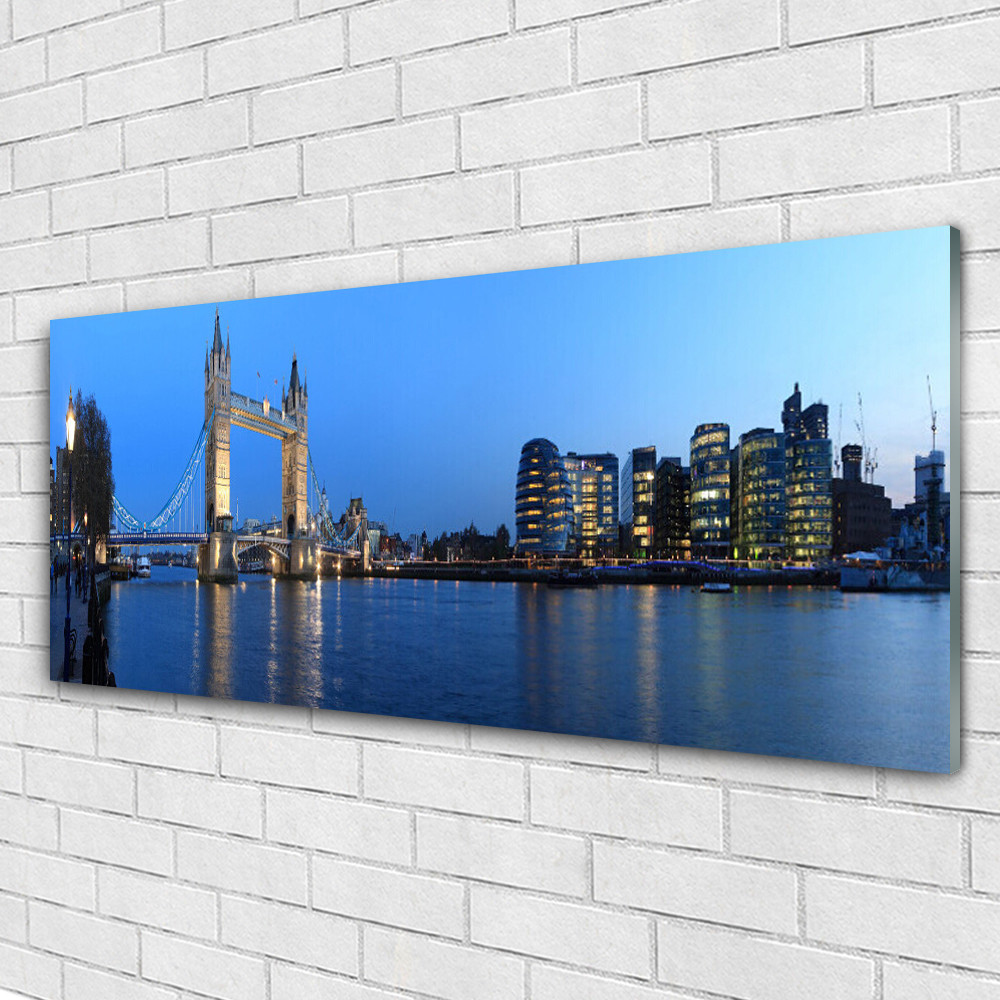 Image sur verre acrylique 125x50 cm effet miroir et anti-UV