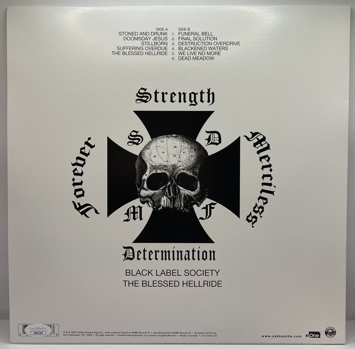 Zakk Wylde Signed Autographed Black Label Society The