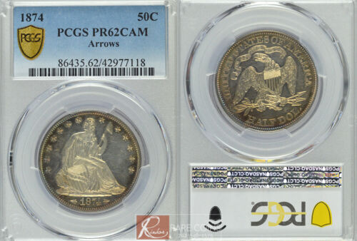1976 S 50C Silver Kennedy Half Dollar Proof PCGS PR69DCAM - Foto 3