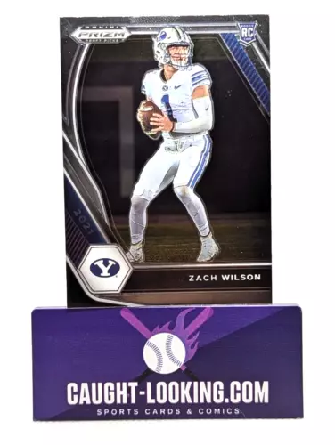 2021 Panini Prizm Draft Picks Silver Zach Wilson RC #105