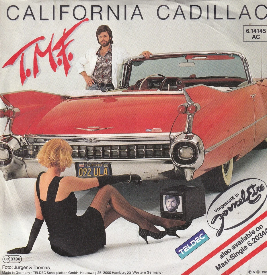 -0644- T.M.F. - California Cadillac - 7"-Vinyl-Single- near mint - Bild 2 von 2