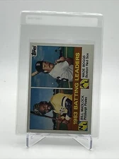 1984 Topps 1983 Batting Leaders (B. Madlock/W. Boggs) #131 NM-Mint FREE SHIPPING