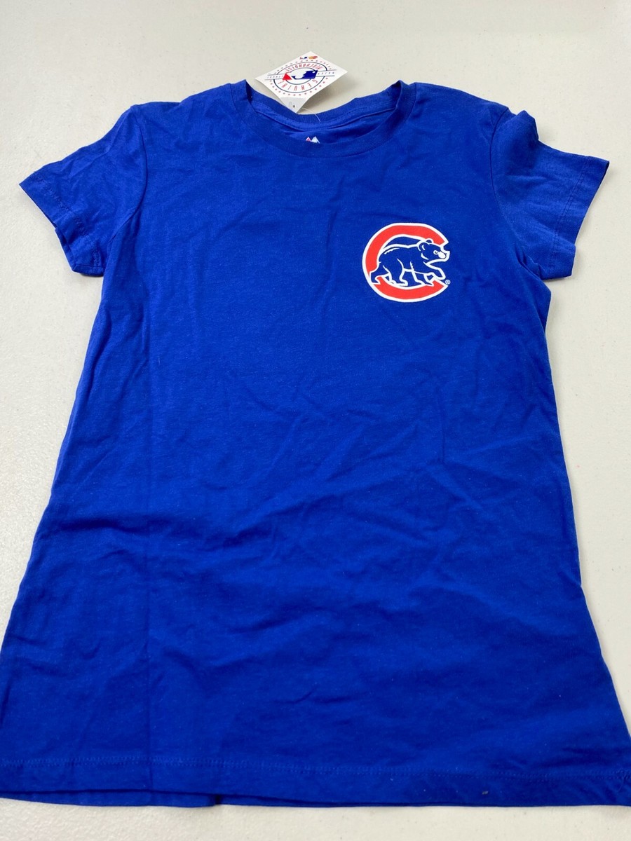 JAKE ARRIETA #49 CHICAGO CUBS MAJESTIC BLUE MLB TEE SHIRT FREE