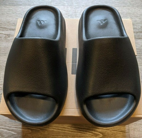 adidas mens yeezy slide hq6448 onyx size 9