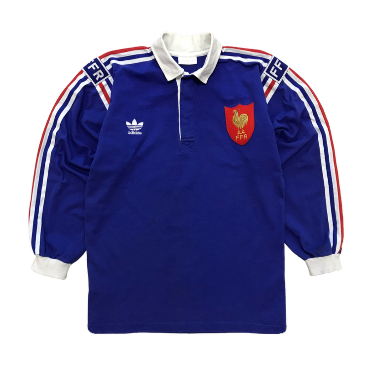 ウェア vintage adidas France rugby FFR ADIDAS FFR France Rugby Union 1993-1994 Vintage Jersey 90s