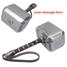 Thor Hammer Metal, Powerful weapon of Thor Mjolnir Cosplay  Scale Movie Prop