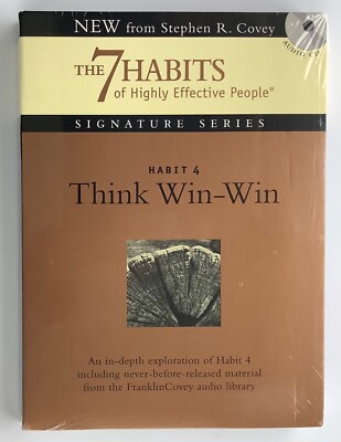 The 7 Habits Signature Series - Habit 4: Think Win-Win (AUDIO CD) (New - Sealed)