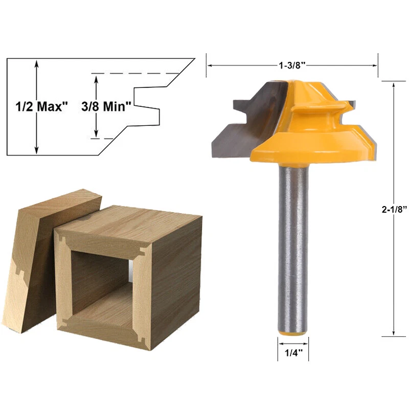 Miter Angle 45 Degree Up to 1 2
