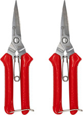 910 2 PACK Garden Pruning Shears Multipurpose Flower Stems Branch Fruit Picking