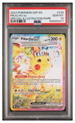 PSA 10 GEM MT Pikachu ex Special Illustration Rare | Surging Spark 238/191