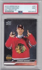 2023-24 Upper Deck Connor Bedard #SP-1 NHL Draft SP PSA 9 ZI