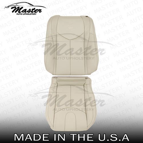 Fits 2009 2013 Infiniti G37 CONVERTIBLE DRIVER Side Wheat Seat Covers