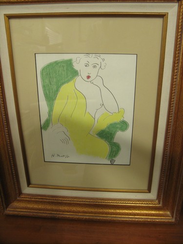 HENRI MATISSE ORIGINAL DRAWING - SIGNED - H. MATISSE - Picture 14 of 15