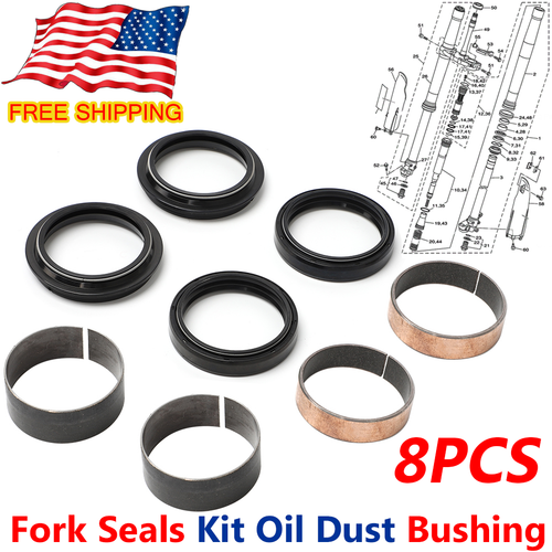 Fork Seals Kit Oil Dust Bushing 1C3W003B0000 For Yamaha WR250F
