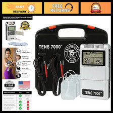 Digital TENS Unit Muscle Stimulator - Pain Relief for Back, Sciatica, Neck Mor