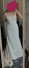 Pronovias floral silk wedding dress