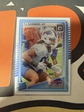 2025 Panini Donruss Optic - Rated Rookie T.J. Sanders #226 (RC)