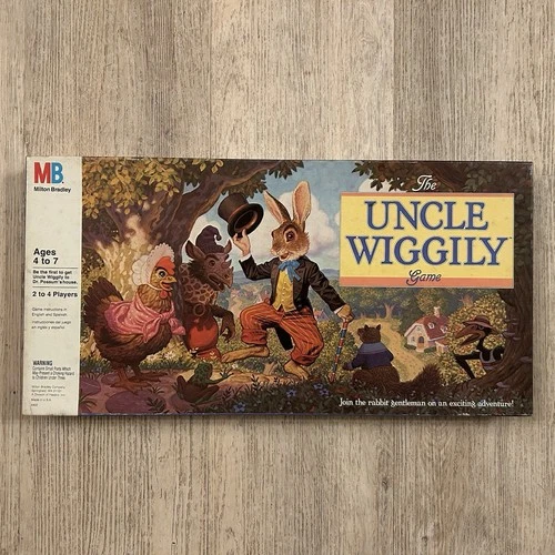 Milton Bradley The Uncle Wiggily Game 1988 Complete Set 4902 Board Game Vintage