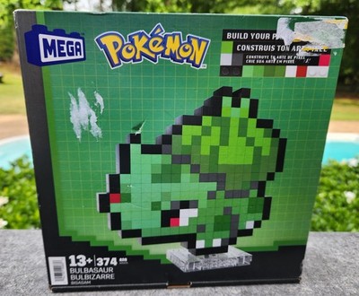 2023 MEGA~POKEMON PIXEL ART BUILDING SET~BULBASAUR~374pcs~HTH75 TOYS NIB SEALED