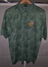 BOBBY JONES Golf Polo Button Shirt 1997 RYDER CUP VALDERRAMA JOHNNIE WALKER Sz L