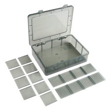 12 Girds Large Plastic Craft Storage Containers, Compartment Storage Containe...