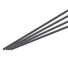 4Pack Carbon Fiber Rod 6mm x 300mm for RC Airplane Kite Wing Tube Quadcopter Arm