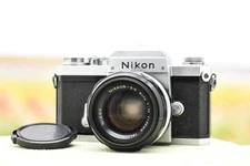 US DUTY PAID | Nikon F Eye-Level Fuji Logo Early Model NIKKOR-SC 50mm f1.4 Lens