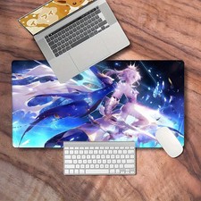 40 90cmFate 3 Anime-Themed Mouse Pad - Vibrant Character Design with Blue  Purp