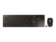 CHERRY DW 9100 SLIM Keyboard and mouse set wireless 2.4 GHz, JD-9100GB-2
