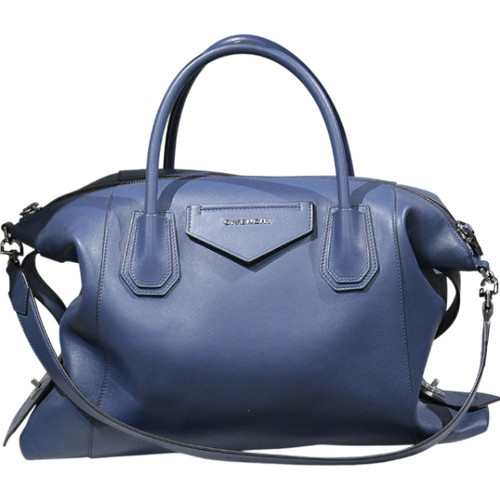 GIVENCHY Antigona Bag Shoulder Bag 2way Midnight Blue B111 Handbag
