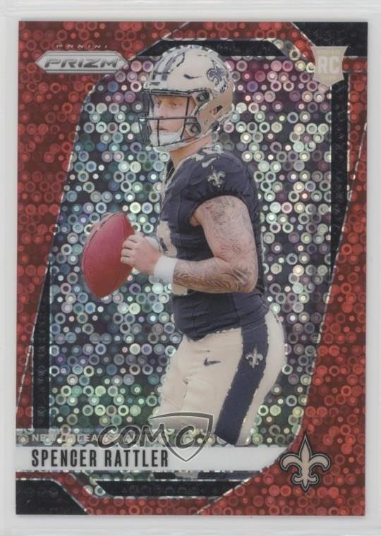 2024 Panini Prizm Rookies No Huddle Red 38/75 Spencer Rattler #388 Rookie RC 4nb