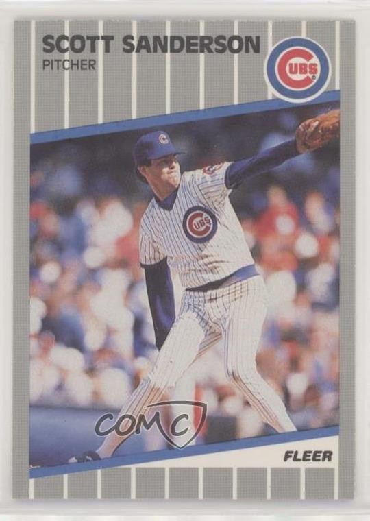 1989 Fleer Update Scott Sanderson #U-78 te2
