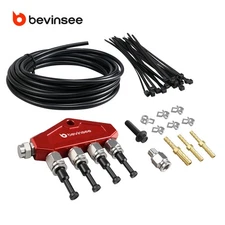 BEVINSEE Universal Differential Breather Kit For 4WD Drivetrain Assemblies