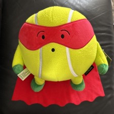 FAO Schwarz Heroes of the Game 7.5" Tennis Plush embroidered Hood Cape NOS