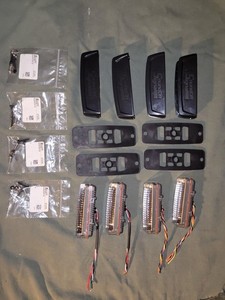 (4) SoundOff Signal nForce LED Modules/Reflectors, surface mount,black housings