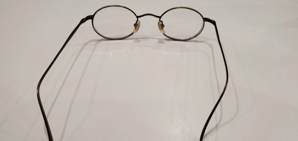 Monturas de gafas Calvin Klein 502 titanio marrón mate bronce solo 45-21 de colección Foto 3 de 4