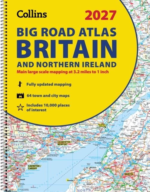 2027 Collins Big Road Atlas Britain and Northern Ireland by Collins Maps