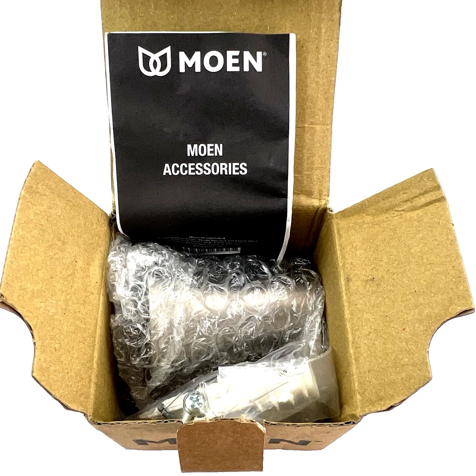 Gancho de baño MOEN Doux níquel cepillado bata individual YB0203BN Foto 4 de 4