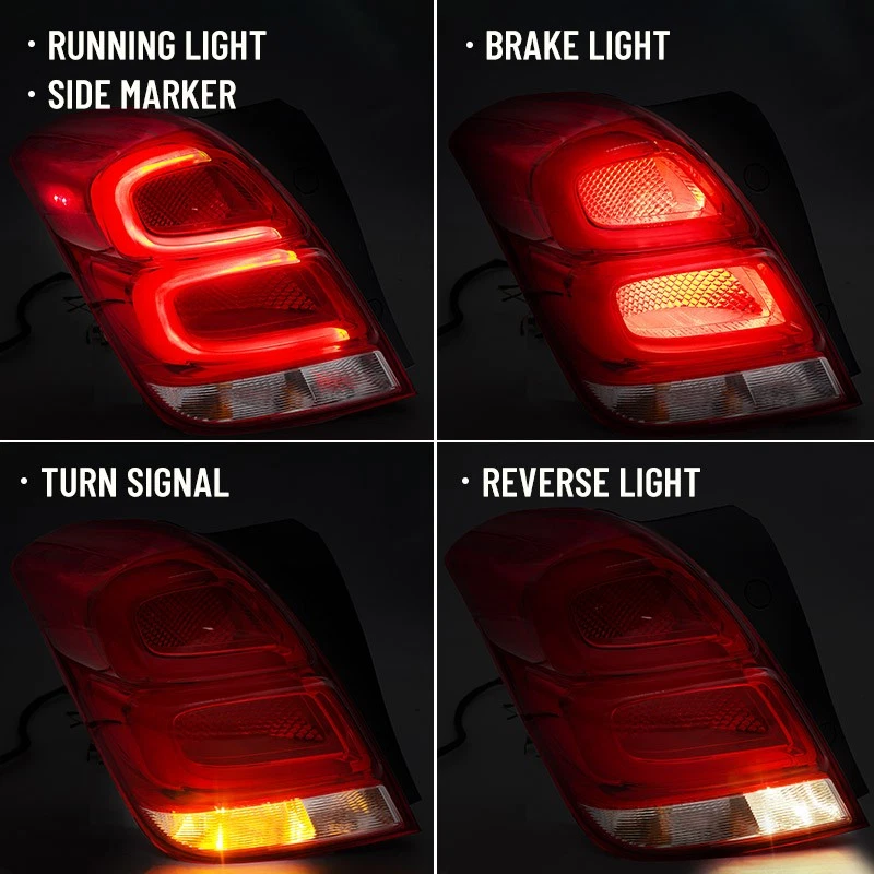 For 2017-2022 Chevy Trax LED Tail Light Brake Lamp Left Driver Side W/ Full Bulb - Imagem 3 de 4