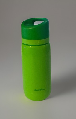 #ad Aladdin Water Bottle Adult Youth Mini Chill w Ice Pod BPA Free Lime Green 8 oz $9.88