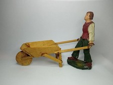 CONFALONIERI PRESEPE MADE IN ITALY C.C. MILANO 1940 EPOCA STATUINA cm 10