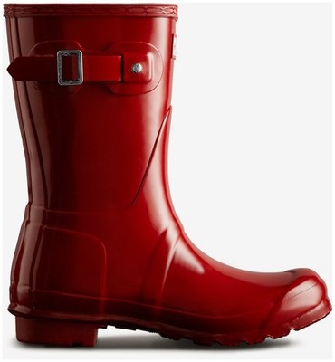 Hunter Original Short Gloss Boot Damen | Gummi - NEU
